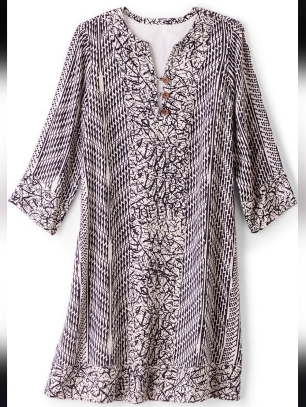 Soft Surroundings Raven Boho Beachy Dress New With Tags - Picture 4 of 11
